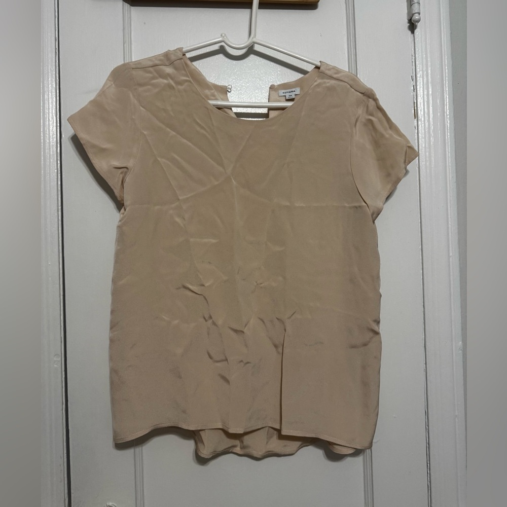 Women's cuyana silk blouse